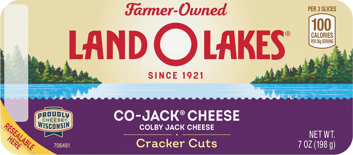 slide 3 of 11, Land O Lakes Colby Jack Cracker Cuts, 7 oz