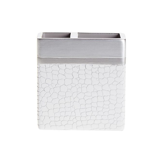 slide 2 of 2, Vince Camuto Orli Toothbrush Holder - White, 1 ct