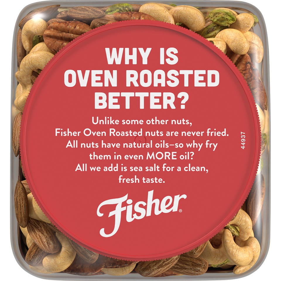 slide 2 of 9, Fisher Oven Roasted Deluxe Mixed Nuts, 24 oz