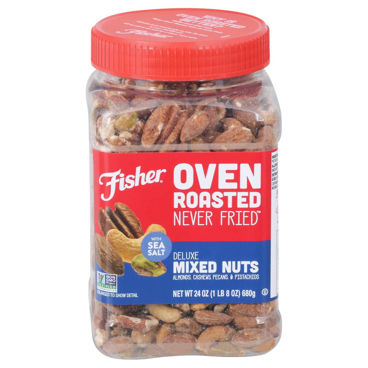 Fisher Oven Roasted Deluxe Mixed Nuts 24 oz | Shipt