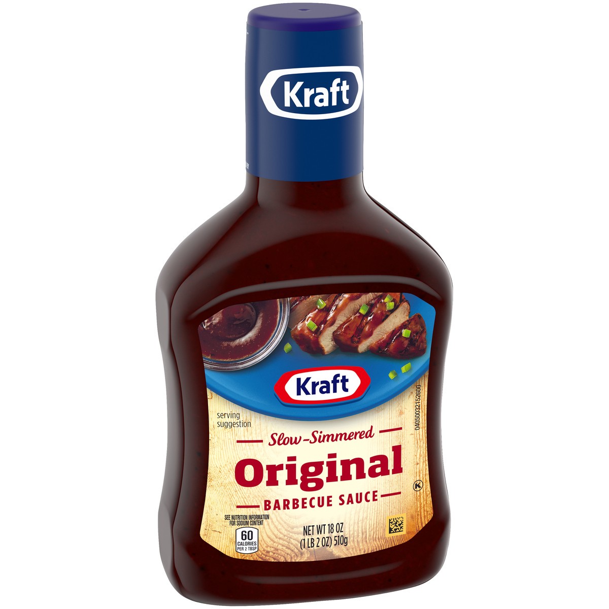 slide 3 of 9, Kraft Original Slow-Simmered Barbecue BBQ Sauce, 18 oz Bottle, 18 oz