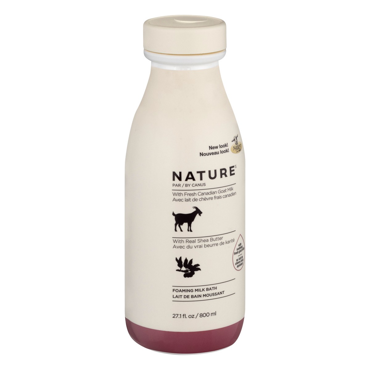 slide 2 of 12, Nature With Shea Butter Foaming Milk Bath 27.1 oz, 27.10 oz