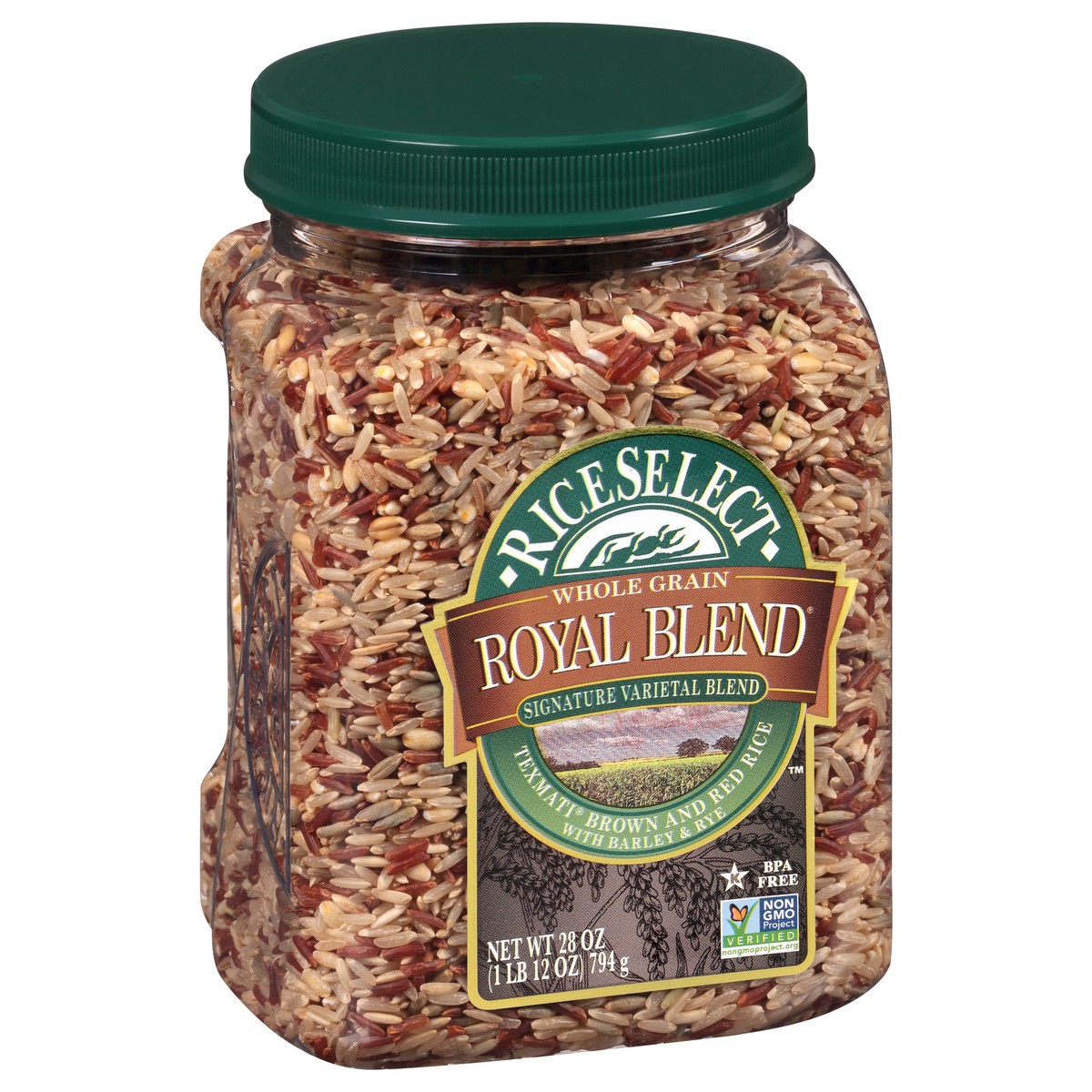 slide 6 of 11, RiceSelect Royal Blend Texmati Brown & Red Rice 28 oz. Jar, 28 oz