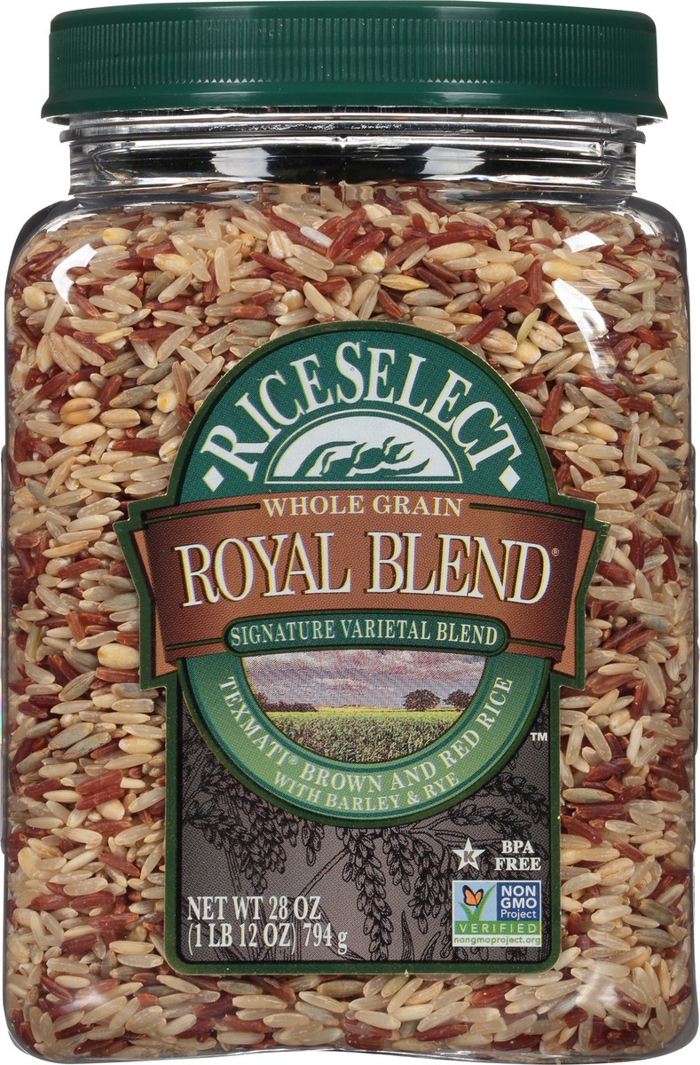 slide 5 of 11, RiceSelect Royal Blend Texmati Brown & Red Rice 28 oz. Jar, 28 oz