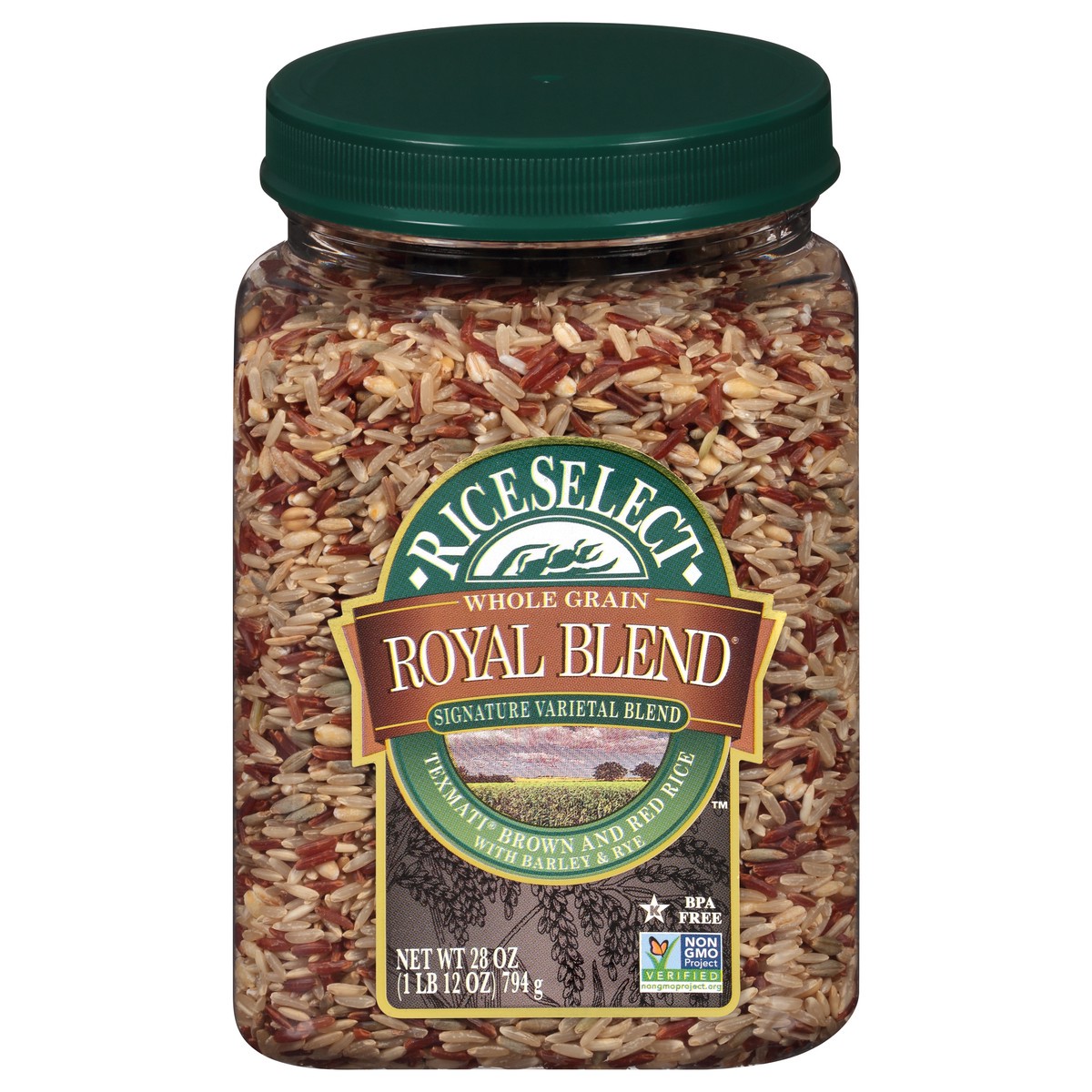 slide 11 of 11, RiceSelect Royal Blend Texmati Brown & Red Rice 28 oz. Jar, 28 oz