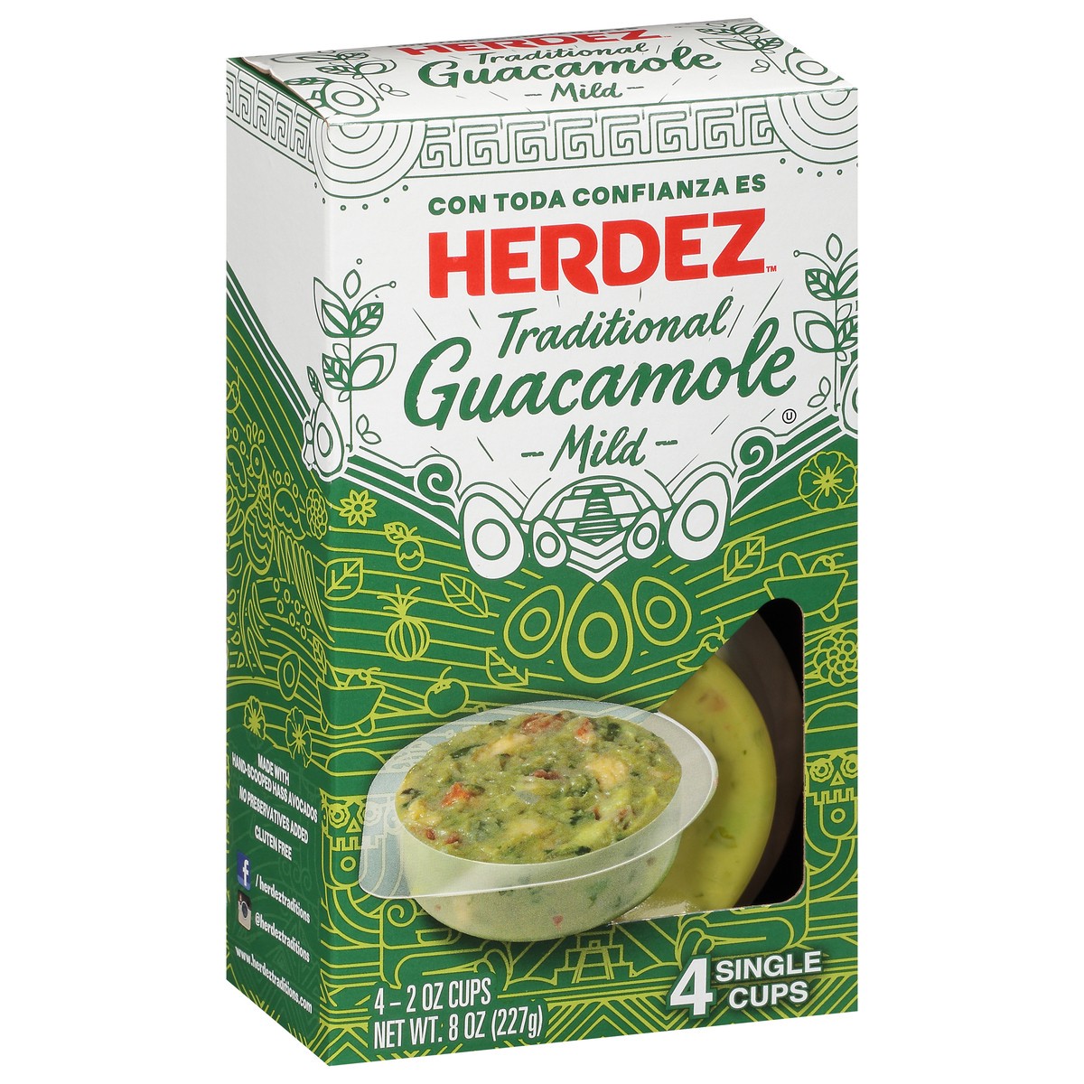 slide 4 of 13, Herdez Mild Traditional Guacamole 2 oz Cup/Tub/Bowl 4 ea Box - 4 ct, 4 ct