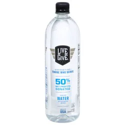 Live to Give Purified Water 33.81 fl oz
