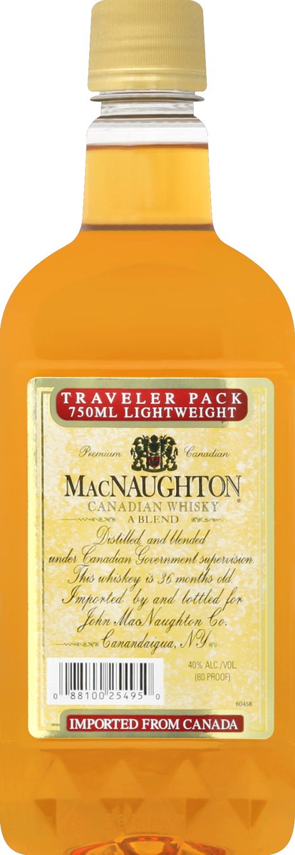 slide 2 of 3, Macnaughton Canadian Whisky, 750 ml