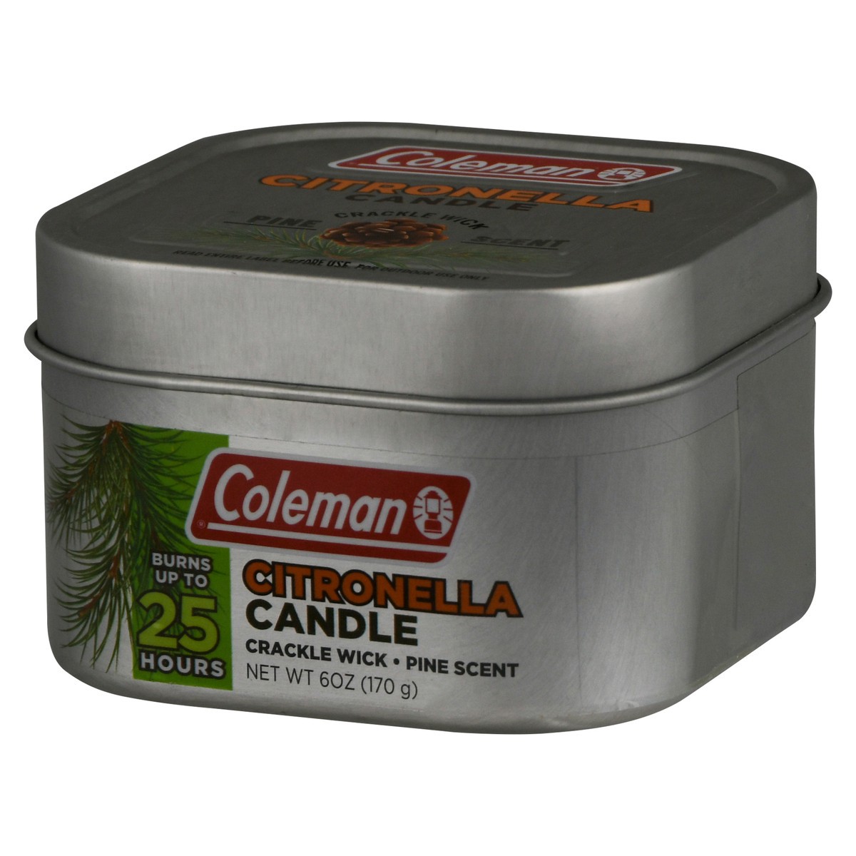 slide 3 of 9, Coleman Citronella Candle Tin Pine, 6 oz