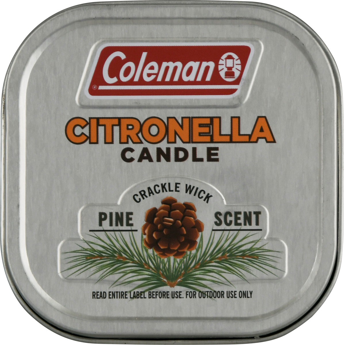 slide 9 of 9, Coleman Citronella Candle Tin Pine, 6 oz