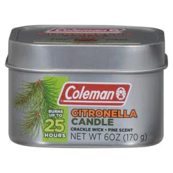 Coleman Citronella Candle Tin Pine