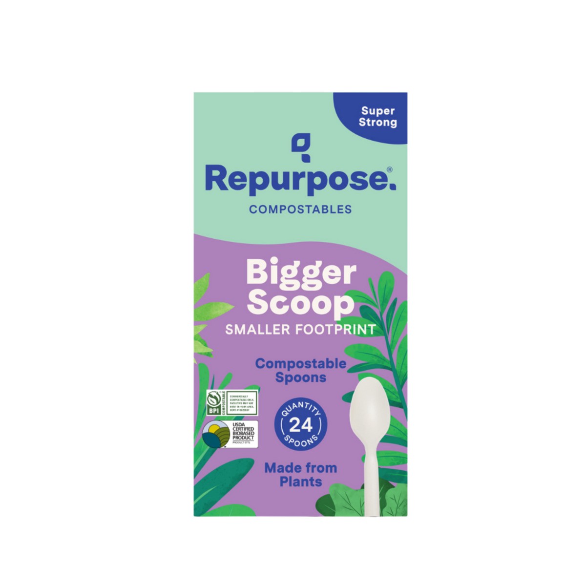 slide 13 of 13, Repurpose Compostables Ultra Strong Spoons, 24 ct