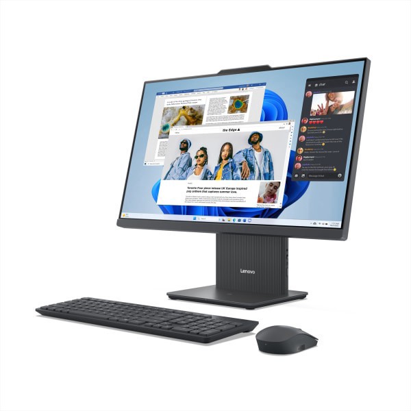 slide 7 of 10, Lenovo A Pc For The Whole Family.The Ideacentre Aio 3I All-In-One Pc Features A Compact, Space-Saving Chassis. With Intel's Core Processors, These Pcs Deliver Performance For Heavy Workloads And Relentless Multitasking., 1 ct
