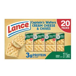 Lance Captain's Wafers Cream Cheese and Chives Sandwich Crackers
