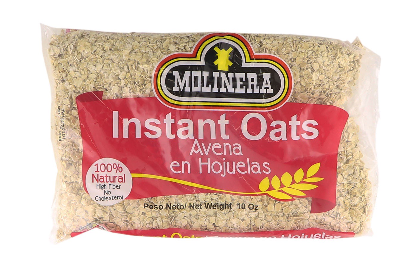 slide 1 of 1, Molinera Instant Oats - 10 oz, 10 oz