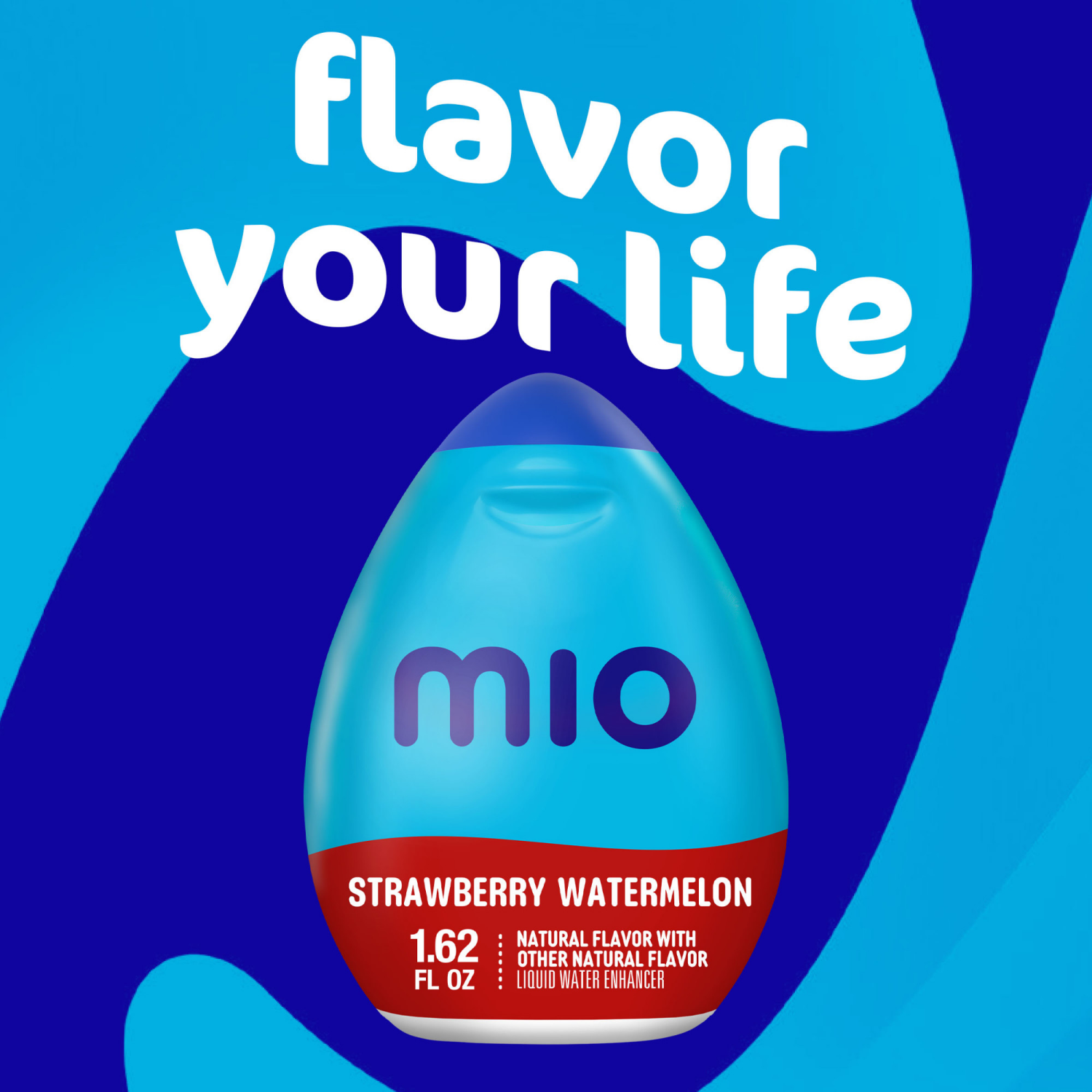 slide 7 of 8, mio Strawberry Watermelon Flavored with other natural flavor Liquid Water Enhancer, 1.62 fl oz Bottle, 1.62 fl oz