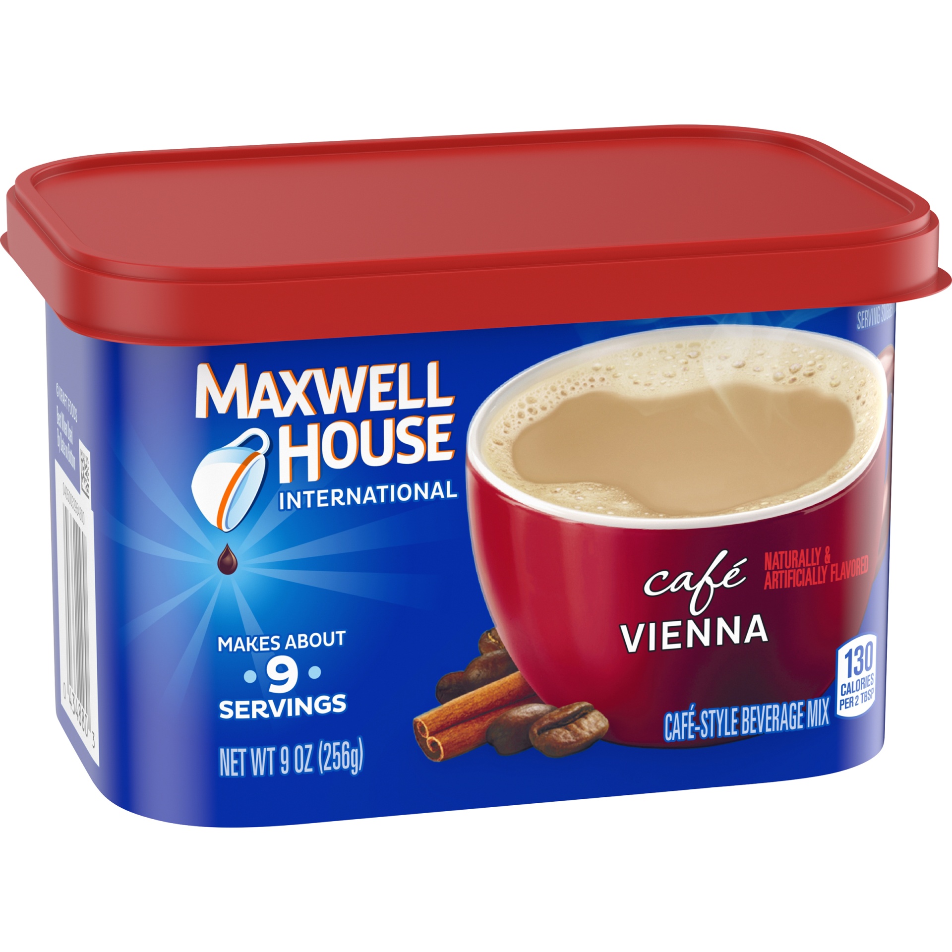 slide 4 of 4, Maxwell House International Vienna Café-Style Instant Coffee Beverage Mix - 9 oz, 9 oz