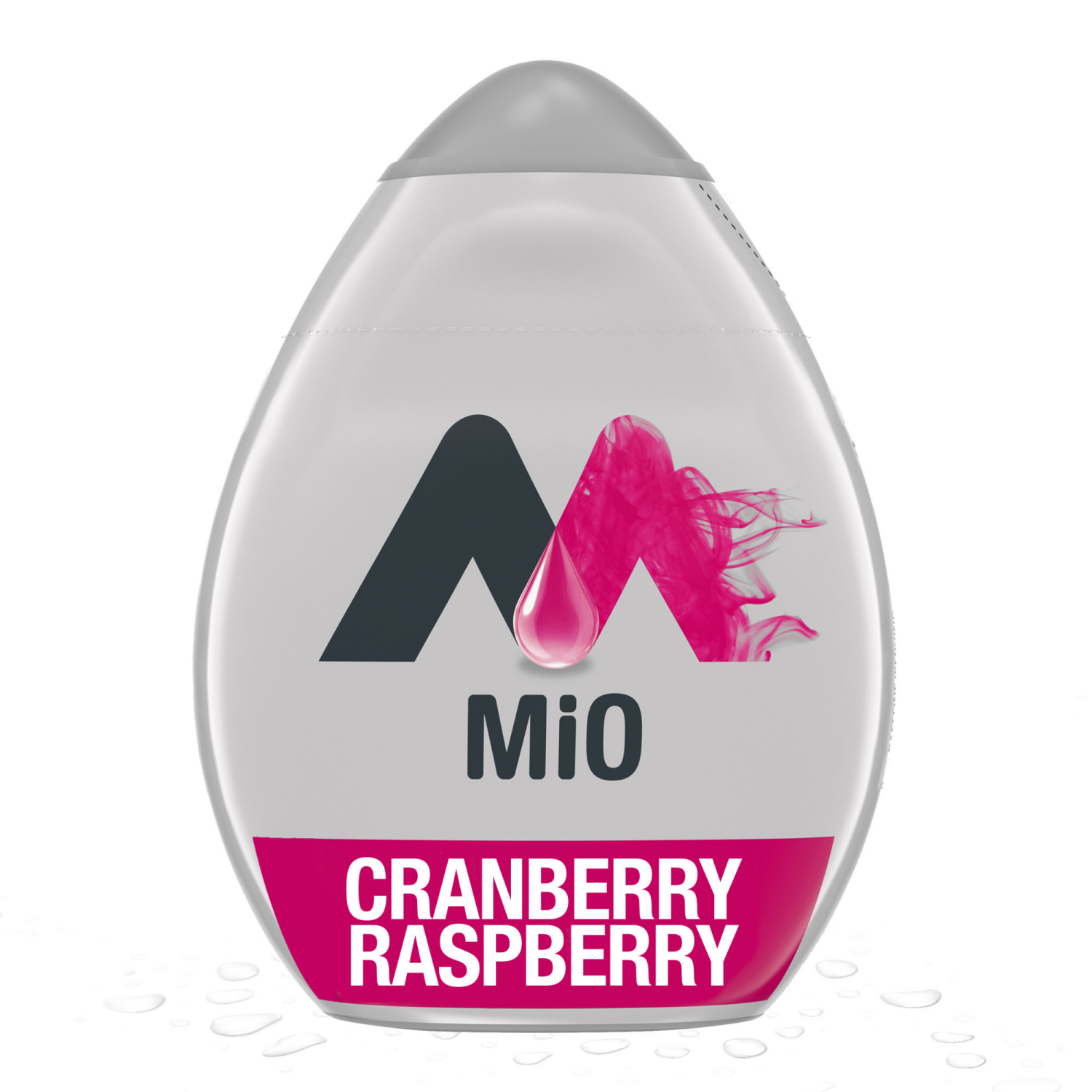 slide 1 of 8, MiO Cranberry Raspberry Liquid Water Enhancer , Caffeine Free, 1.62 fl oz Bottle, 1.62 fl oz