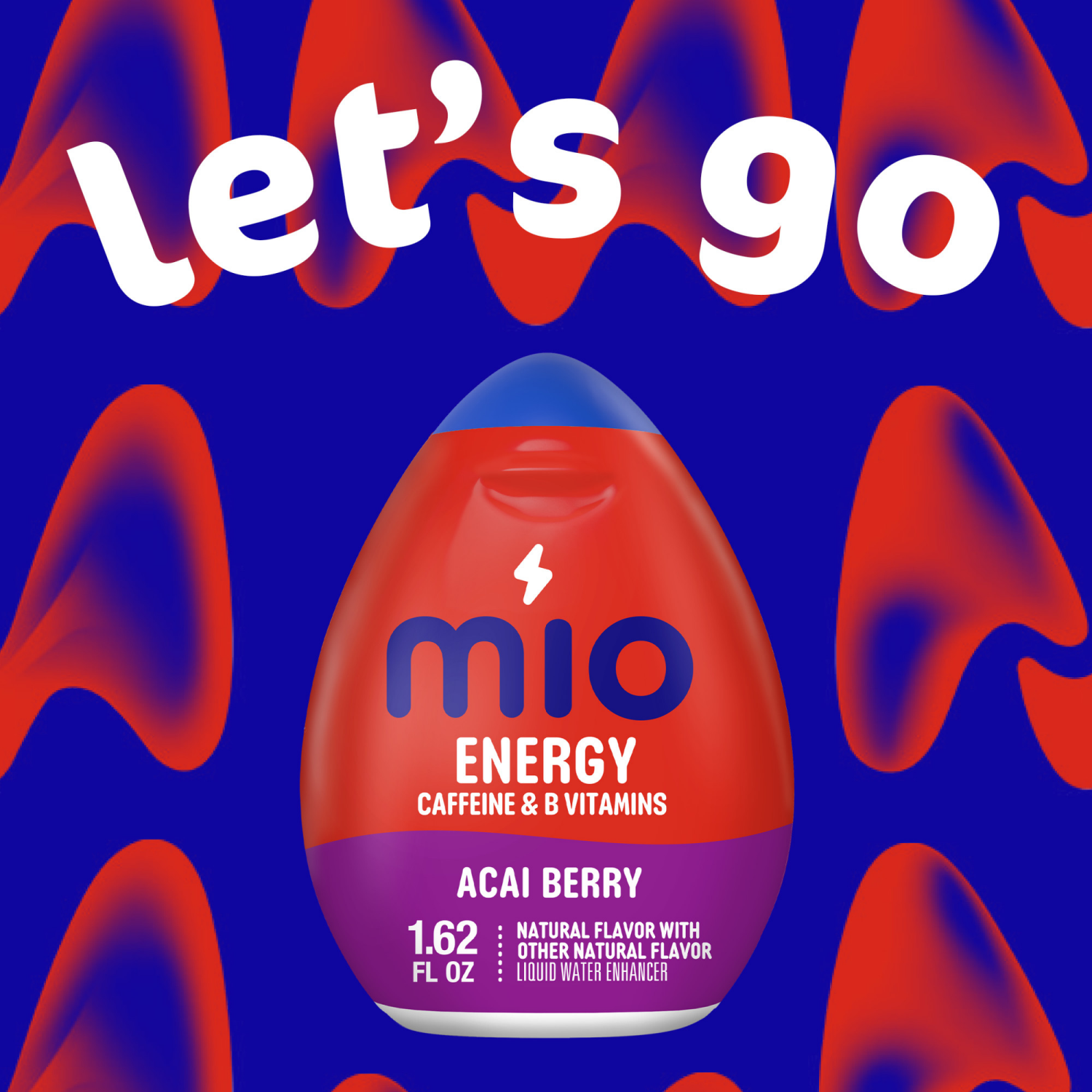 slide 7 of 8, MiO Energy Acai Berry Storm Liquid Water Enhancer Drink Mix, 1.62 fl. oz. Bottle, 1.62 fl oz