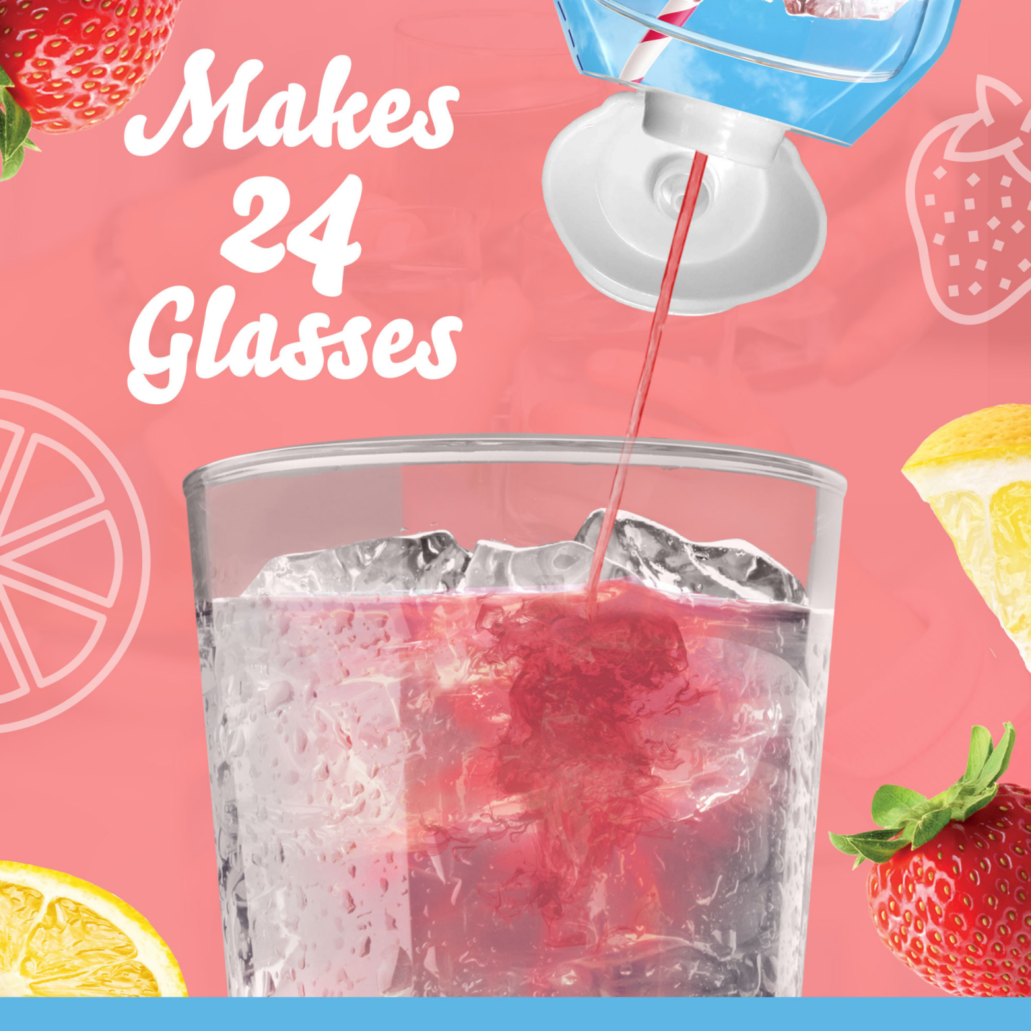 slide 4 of 8, Crystal Light Liquid Strawberry Lemonade Naturally Flavored Drink Mix, 1.62 fl oz Bottle, 1.62 fl oz