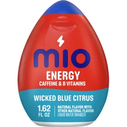 MiO Wicked Blue Citrus Naturally Flavored Liquid Water Enhancer with Caffeine & B Vitamins, 1.62 fl oz Bottle