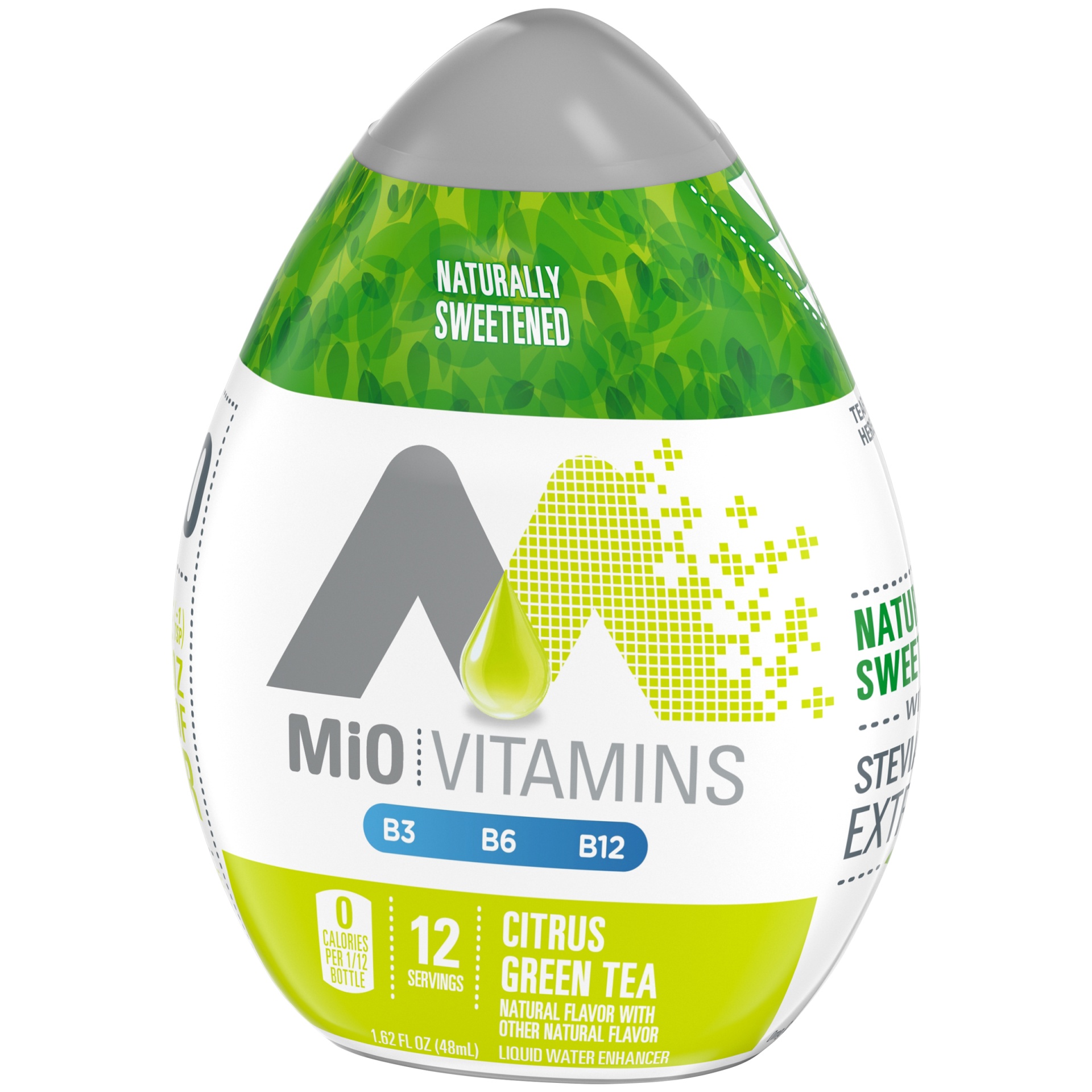 slide 3 of 6, MiO Vitamins Citrus Green Tea Liquid Water Enhancer - 1.62 fl oz, 1.62 fl oz