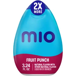 mio Fruit Punch Flavored with other natural flavor Liquid Water Enhancer, 3.24 fl oz Bottle