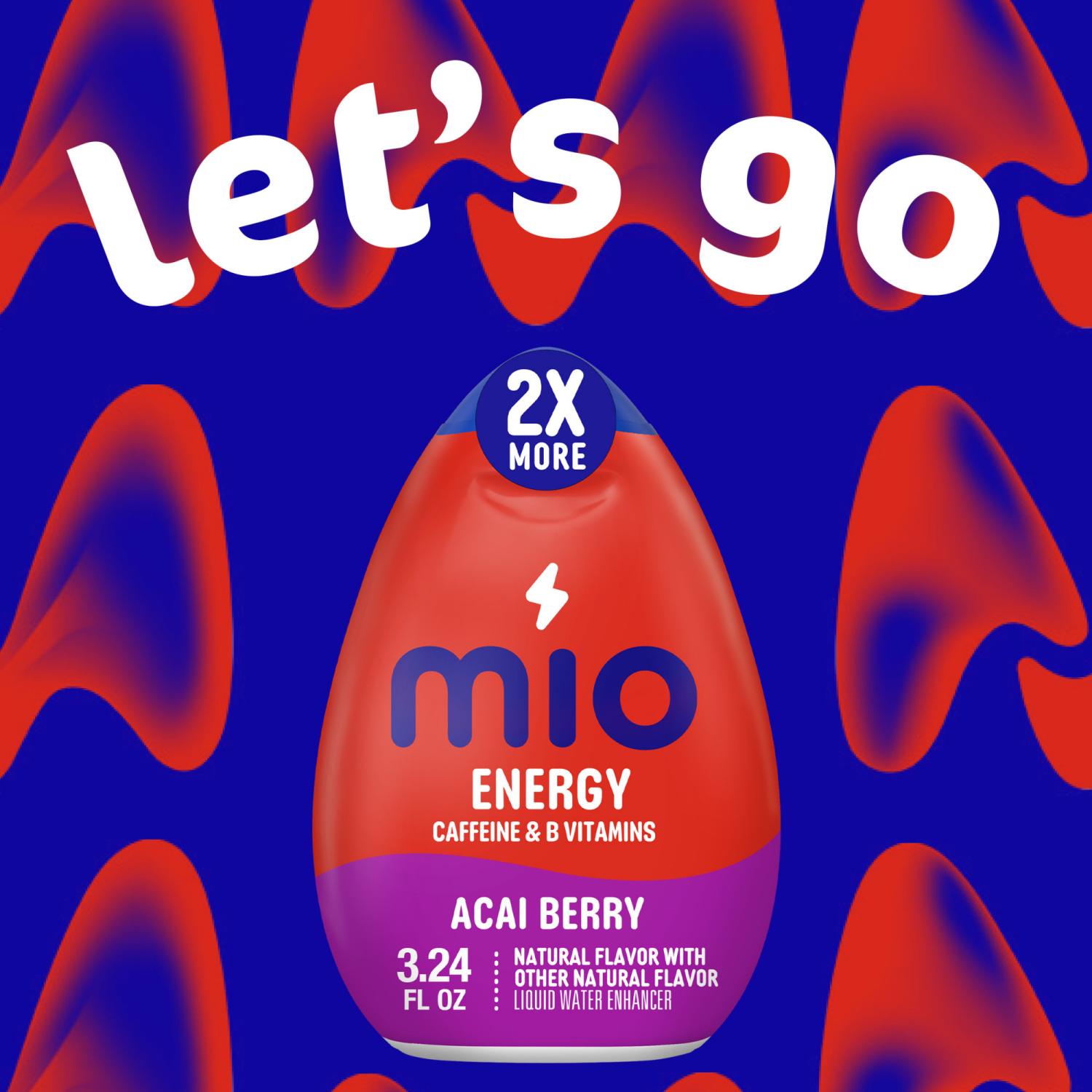slide 7 of 8, mio Energy Acai Berry Flavored with other natural flavor Liquid Water Enhancer- 3.24 fl oz, 3.24 fl oz