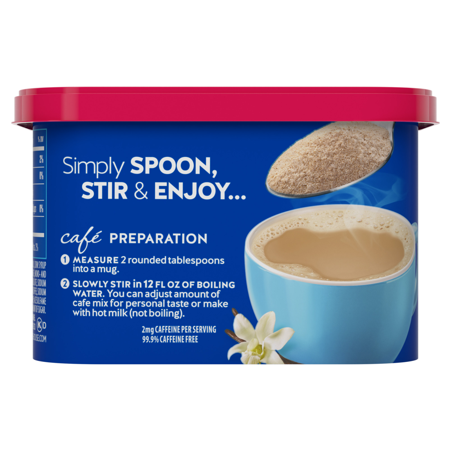 slide 6 of 8, Maxwell House International French Vanilla Café-Style Decaf Sugar Free Beverage Mix ister - 4 oz, 4 oz