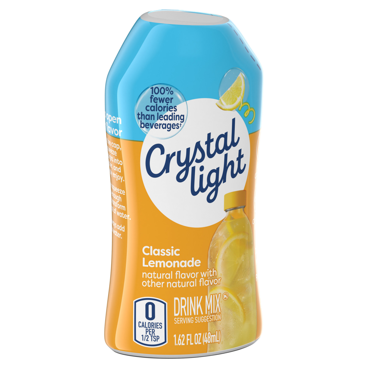 slide 7 of 8, Crystal Light Liquid Lemonade Drink Mix, 1.62 fl oz Bottle, 1.62 oz