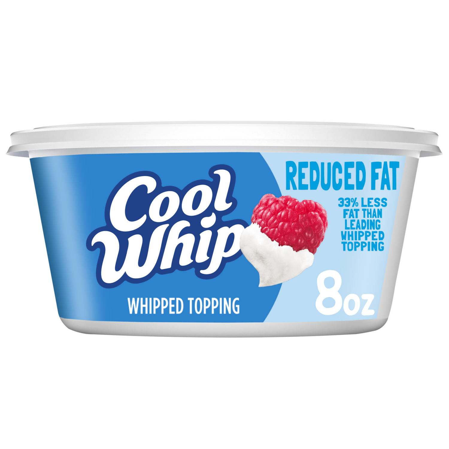 slide 1 of 8, Cool Whip Whipped Topping Reduced Fat 8 oz, 8 oz