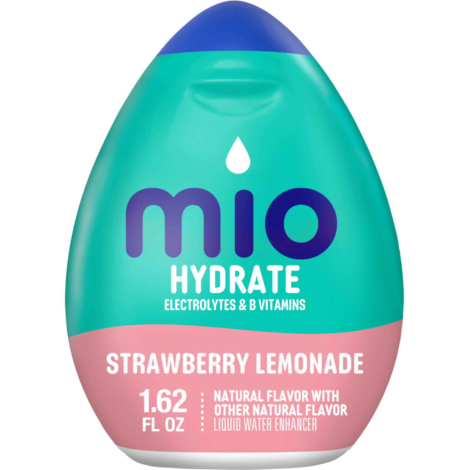 slide 1 of 8, mio Hydrate Strawberry Lemonade Flavored with other natural flavor Liquid Water Enhancer, 1.62 fl oz Bottle, 1.62 fl oz