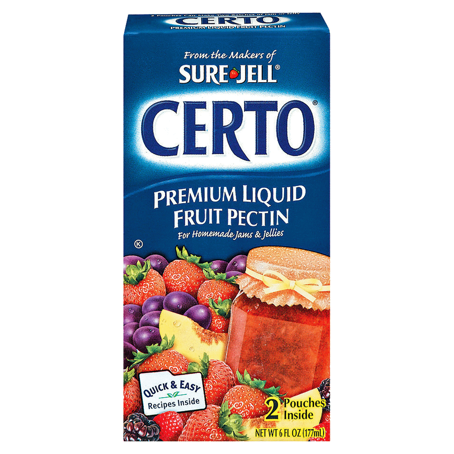 slide 1 of 8, Kraft Certo Fruit Pectin - 6 oz, 6 oz