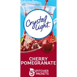 Crystal Light 5 Pitcher Packets Cherry Pomegranate Drink Mix 5 Packets
