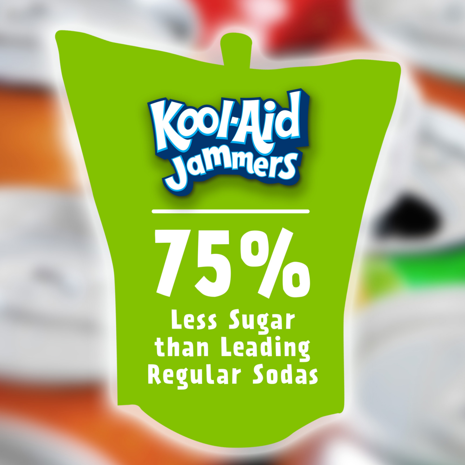 slide 6 of 8, Kool-Aid Jammers Strawberry Kiwi Flavored 0% Juice Drink, 10 ct Box, 6 fl oz Pouches, 10 ct