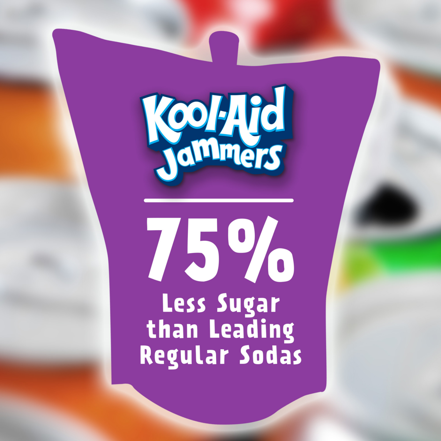 slide 6 of 8, Kool-Aid Jammers Grape Flavored Drink, 10 ct Box, 6 fl oz Pouches, 10 ct