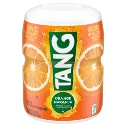Tang Orange Naturally Flavored Powdered Soft Drink Mix, 20 oz Canister