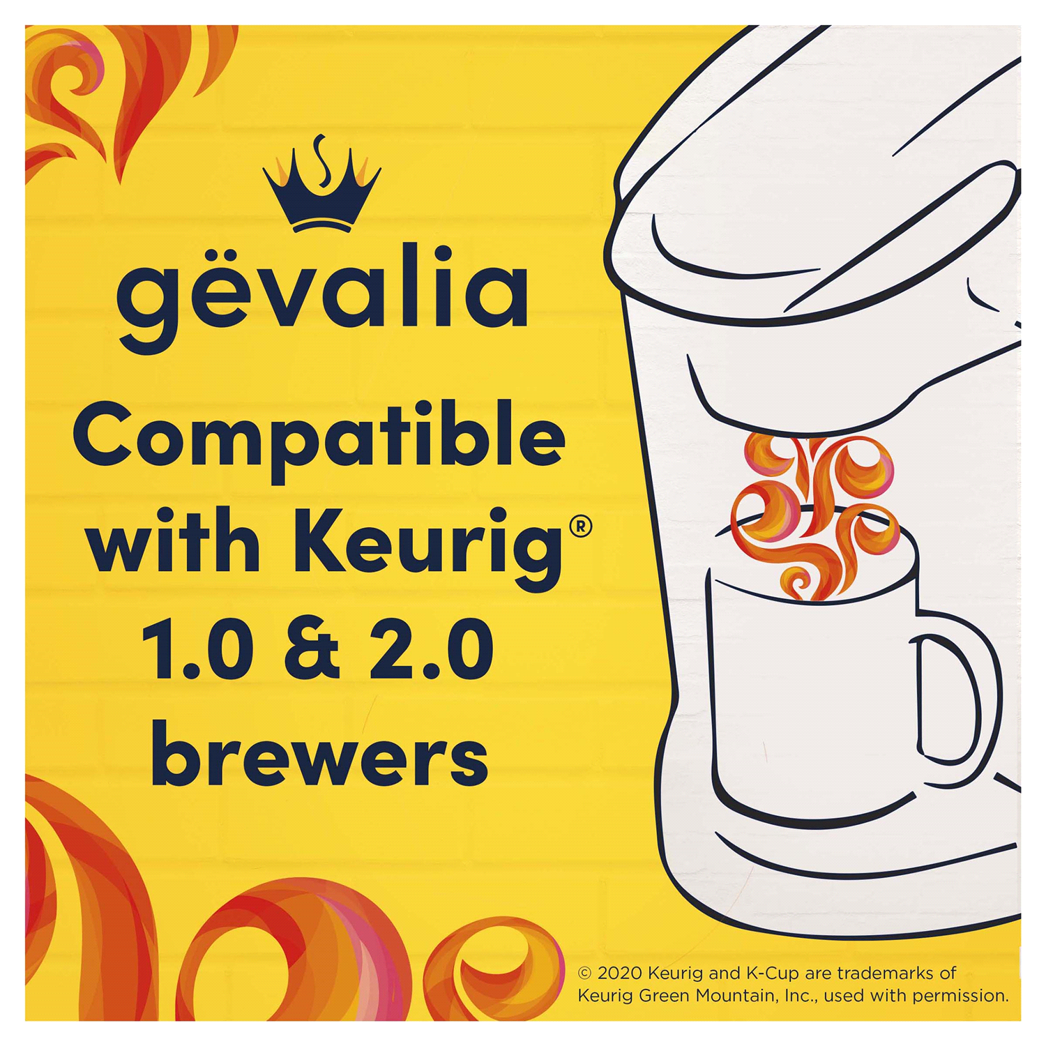 slide 3 of 5, Gevalia Signature Blend Mild Light Roast K-Cup Coffee Pods, 12 ct Box, 12 ct