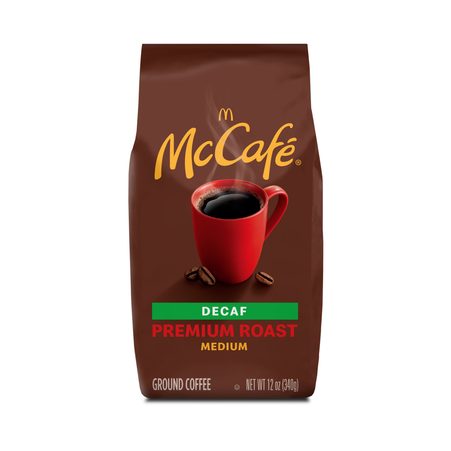 slide 2 of 2, McCafé Decaf Premium Roast Ground Coffee 12 oz. Bag, 12 oz