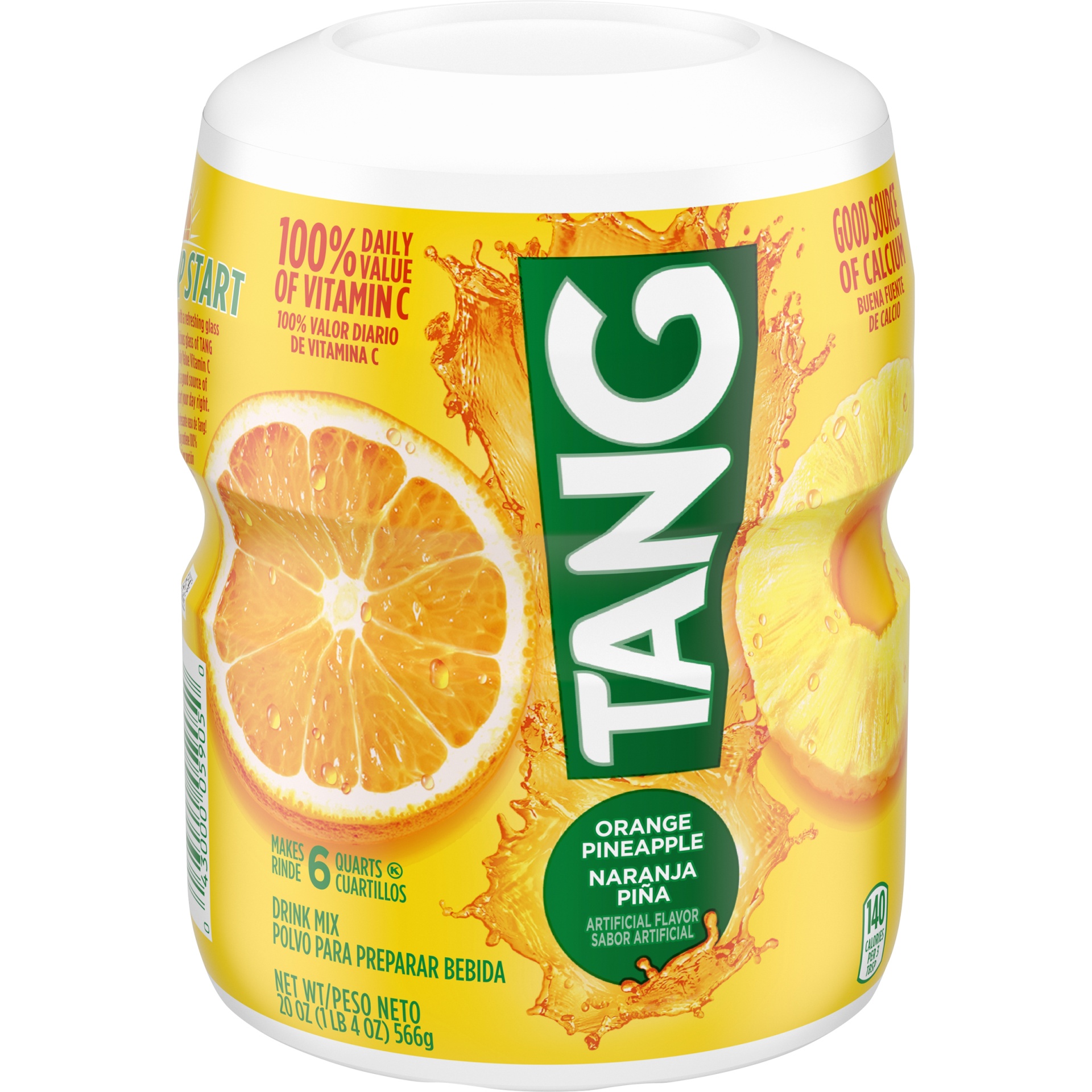 slide 3 of 7, Tang Orange Pineapple Drink Mix 20 oz, 20 oz