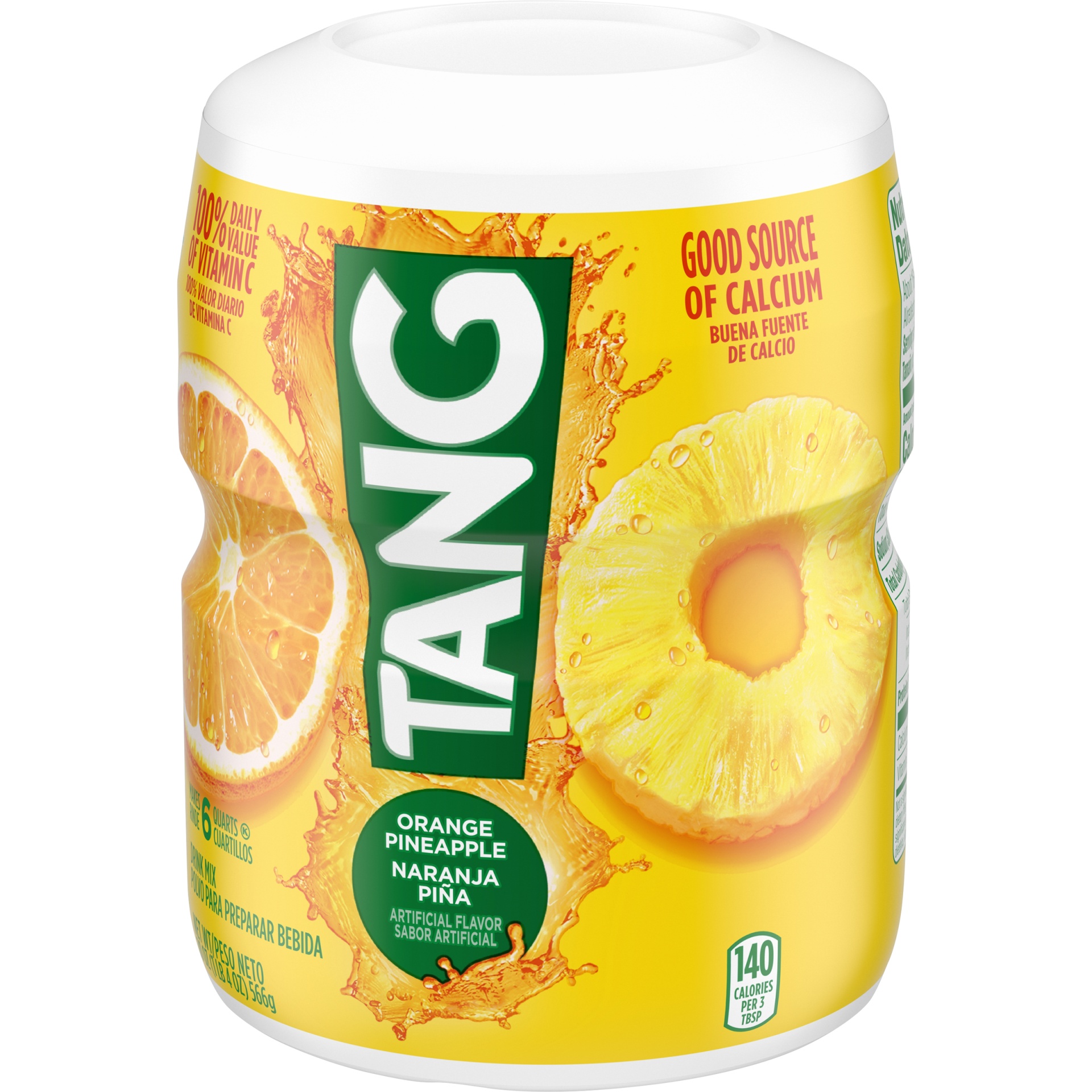 slide 4 of 7, Tang Orange Pineapple Drink Mix 20 oz, 20 oz