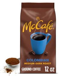 McCafé Colombian Ground Coffee, Caffeinated, 12 oz Bag