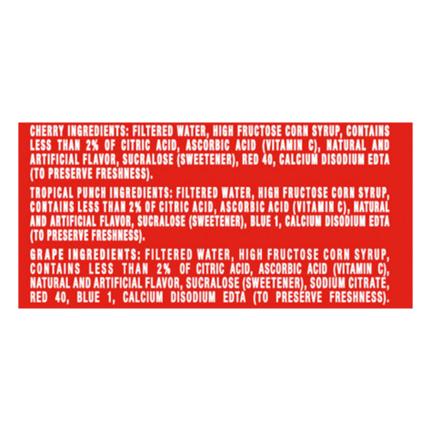 slide 3 of 8, Kool-Aid Jammers Tropical Punch, Grape & Cherry Flavored 0% Juice Drink Variety Pack, 30 ct Box, 6 fl oz Pouches, 30 ct