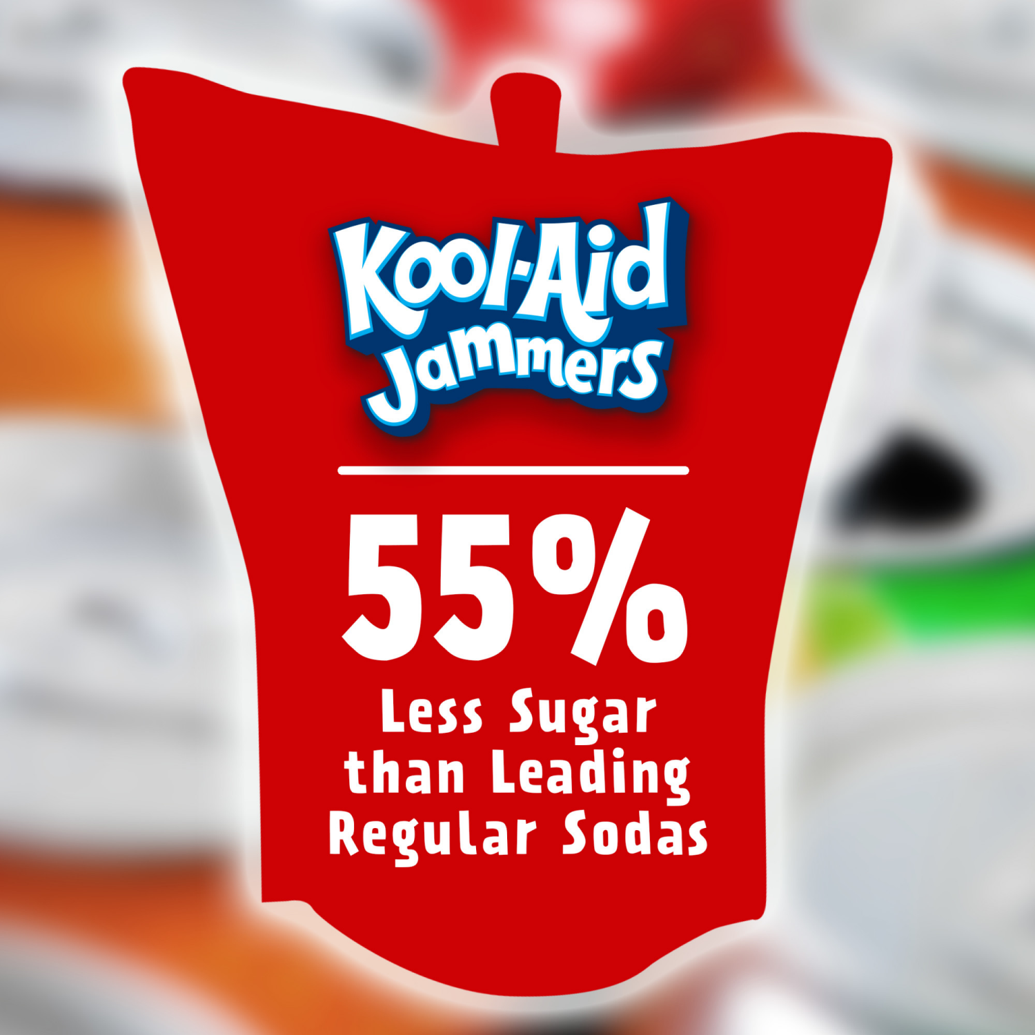 slide 6 of 8, Kool-Aid Jammers Tropical Punch, Grape & Cherry Flavored 0% Juice Drink Variety Pack, 30 ct Box, 6 fl oz Pouches, 30 ct
