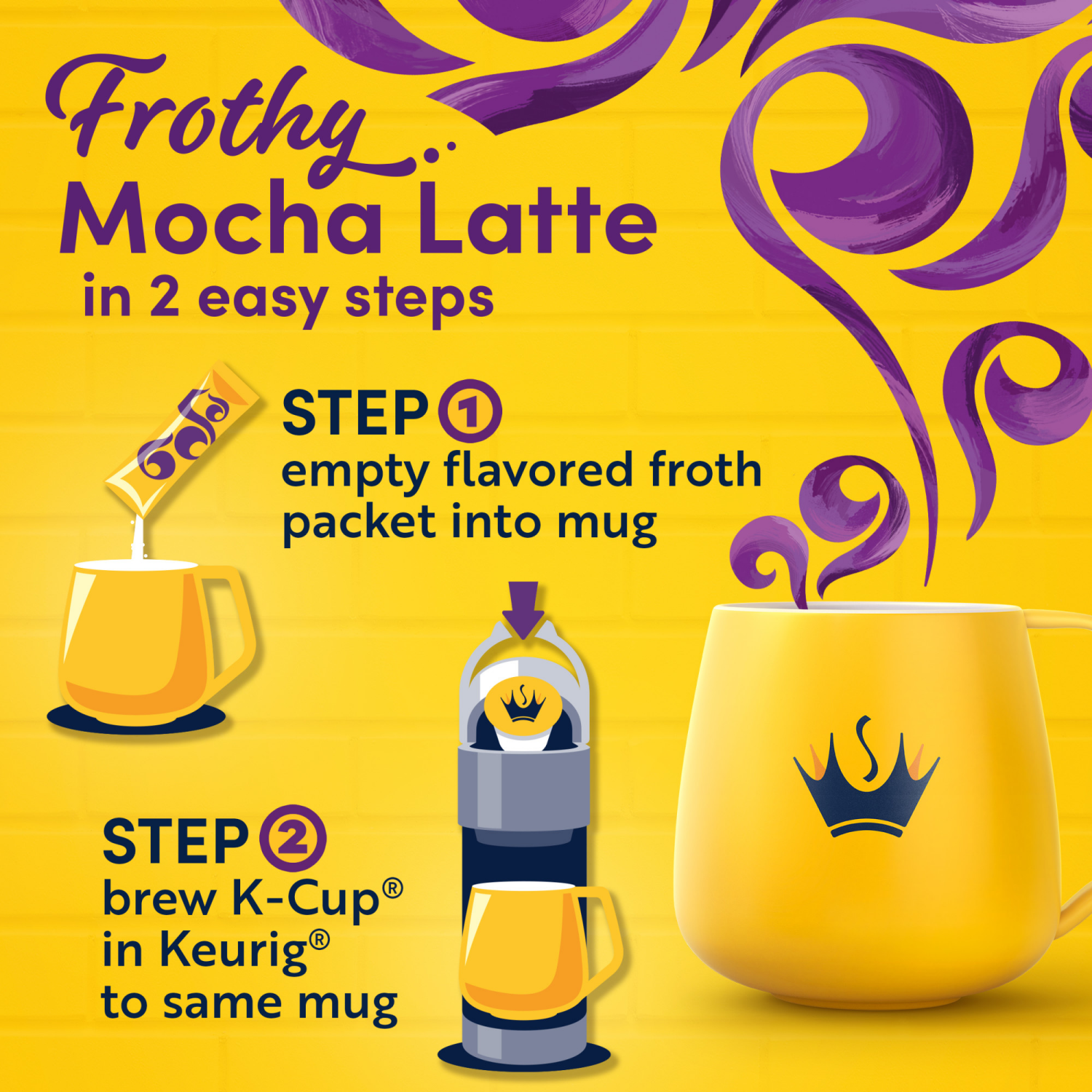 slide 4 of 8, Gevalia K-Cups Mocha Latte, 6 ct