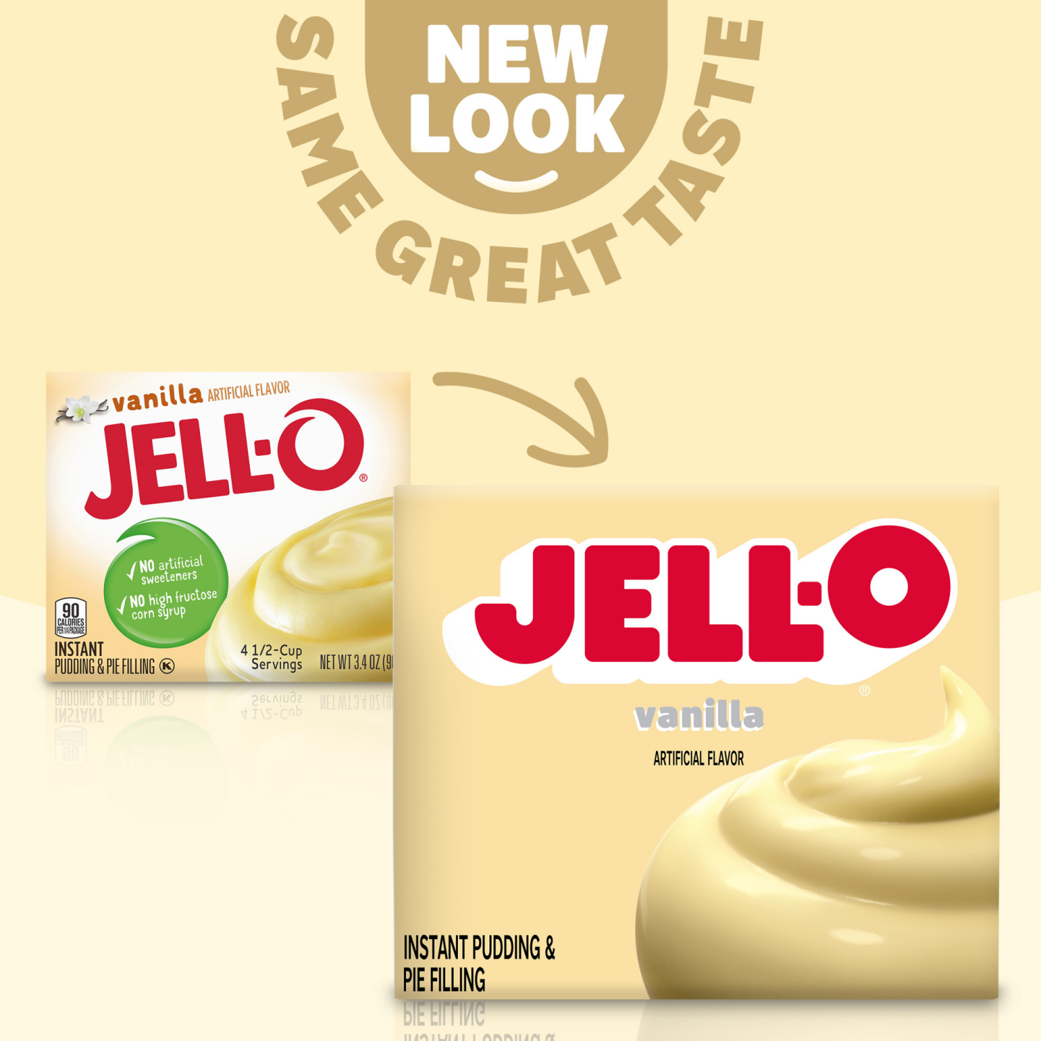 slide 6 of 8, Jell-O Vanilla Instant Pudding & Pie Filling, 3.4 oz