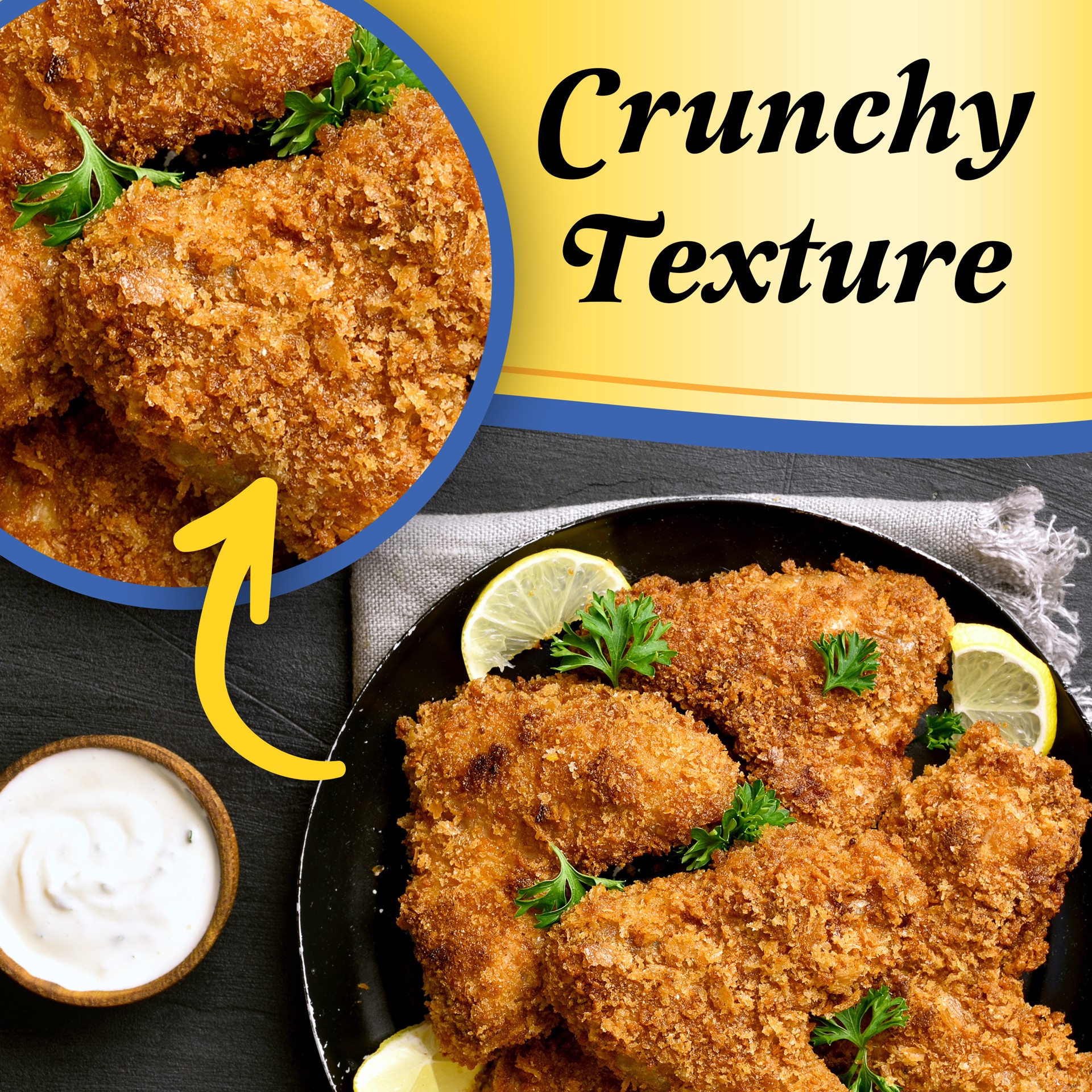 slide 11 of 11, Oven Fry Extra Crispy Seasoned Coating Mix for Chicken, 4.2 oz