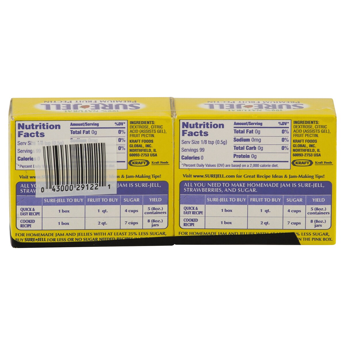 slide 2 of 2, Sure-Jell Original Premium Fruit Pectin, 2 ct - 1.75 oz Boxes, 99 g