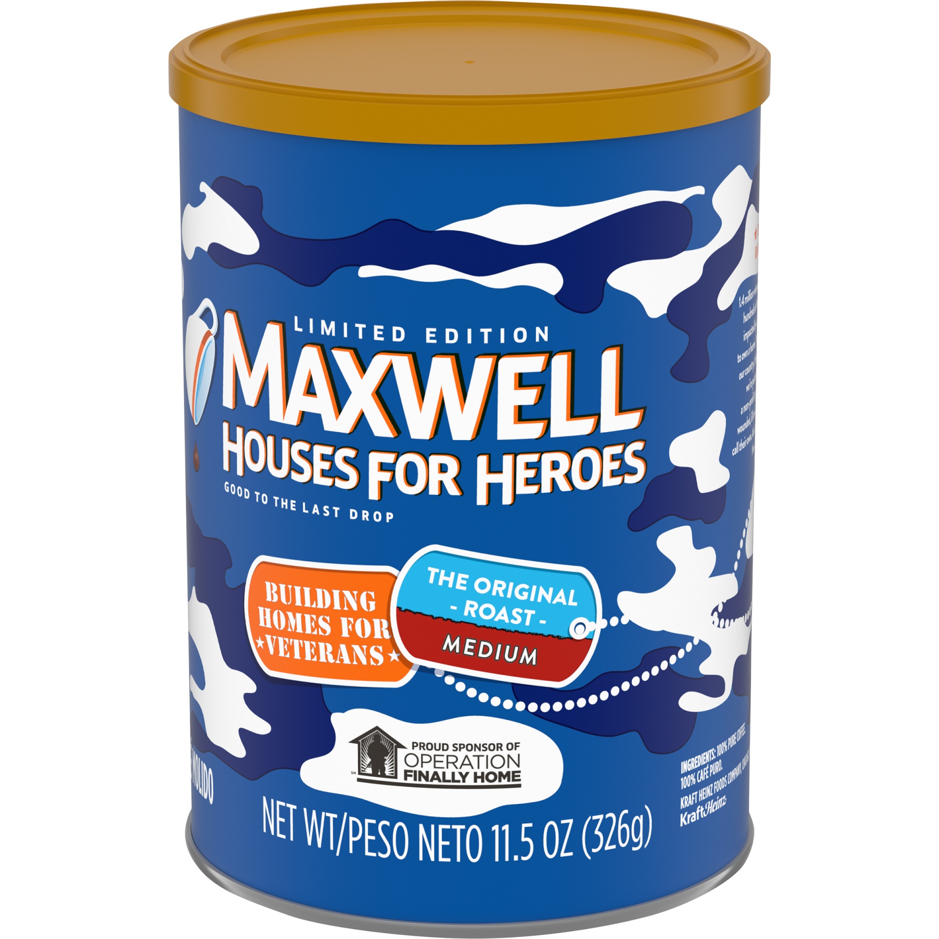 slide 6 of 8, Maxwell House The Original Roast Medium Roast Ground Coffee - 11.5 oz, 11.5 oz