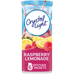 Crystal Light Raspberry Lemonade Drink Mix 6 Packets